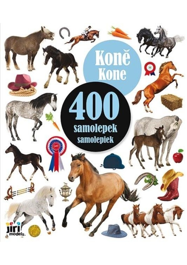 Levně 400 samolepek Koně