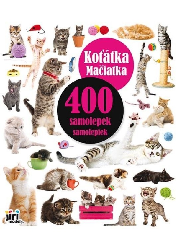 Levně 400 samolepek Koťátka
