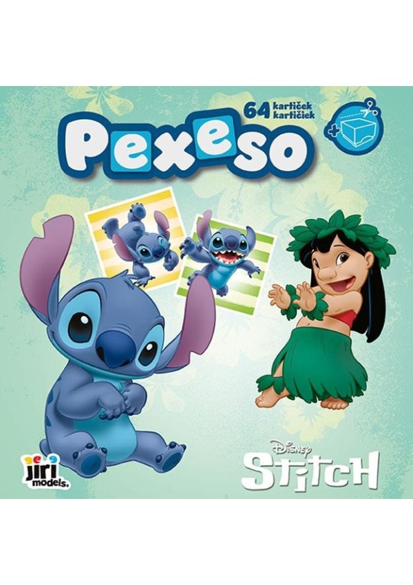 Pexeso v sešitu Lilo & Stitch