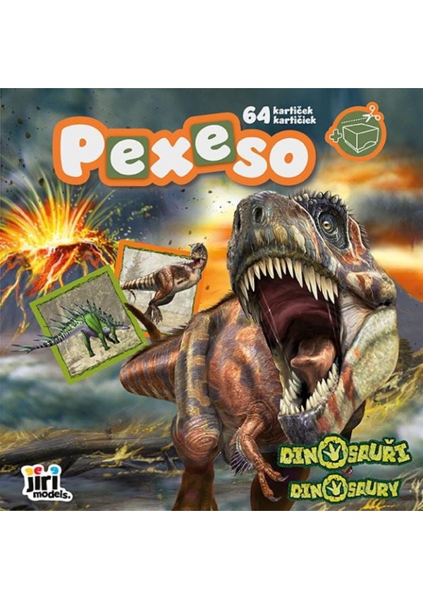 Pexeso v sešitu Dinosauři