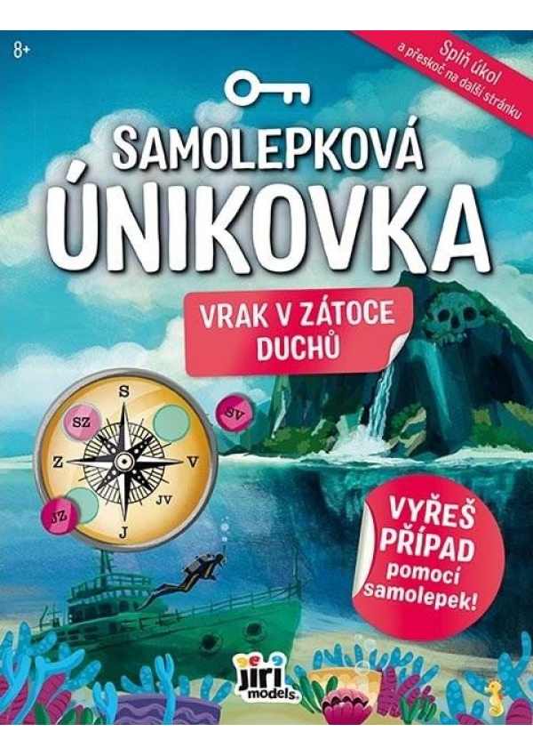 Levně Samolepková únikovka Vrak v zátoce Duchů
