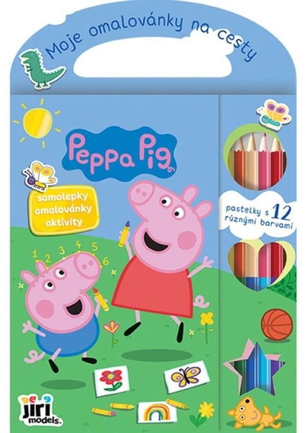 Levně Moje omalovánky na cesty Prasátko Peppa