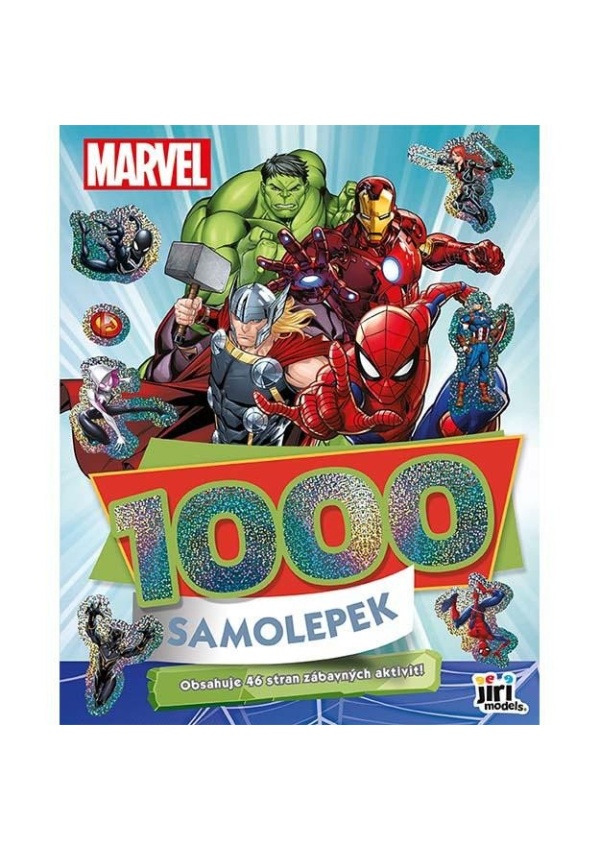 Levně 1000 samolepek s aktivitami Marvel