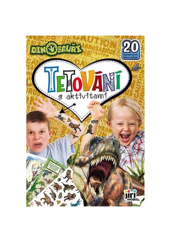 Tetování s aktivitami Dinosauři