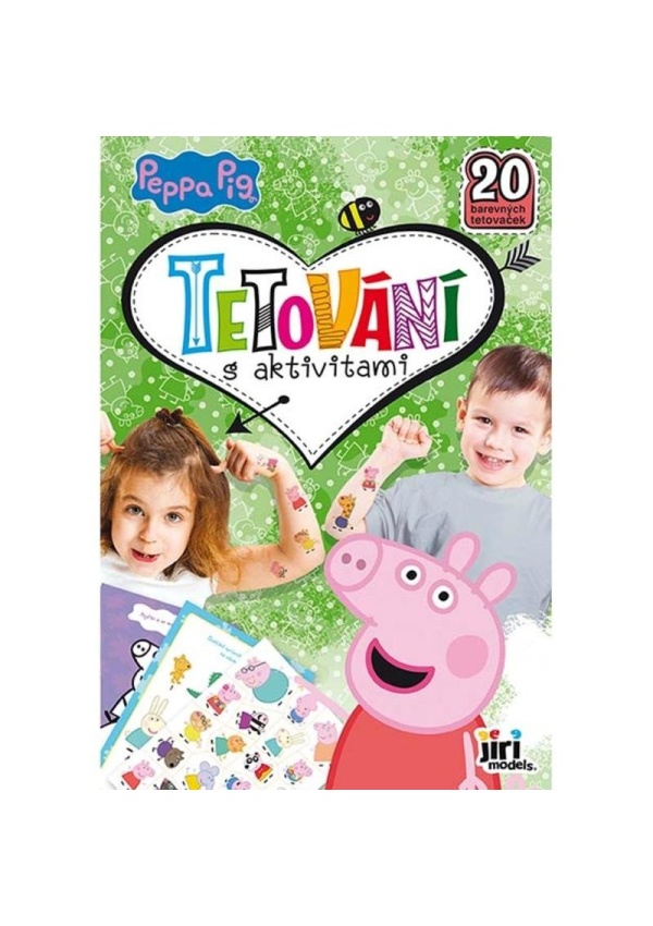 Tetování s aktivitami Prasátko Peppa