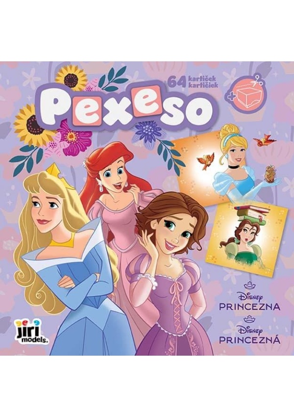 Pexeso v sešitu Disney Princezny