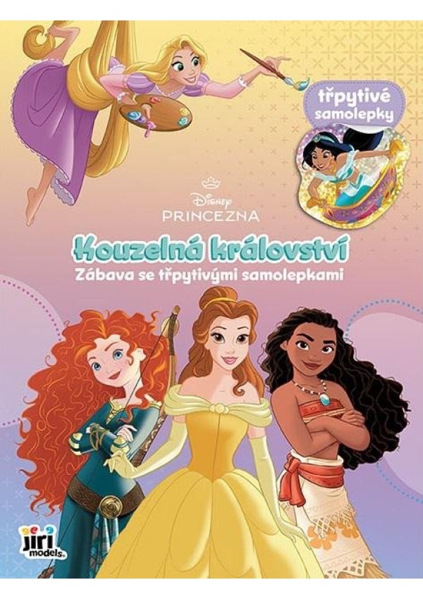Disney Princezny - Zábava se třpytivými samolepkami