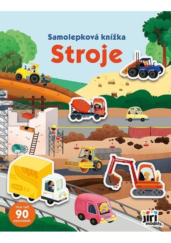 Stroje - Samolepková knížka