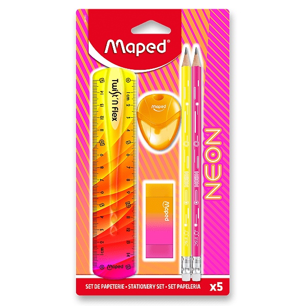 Souprava Maped Neon 5 ks, blistr