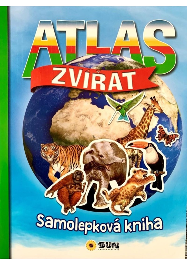 Levně Atlas zvířat - Samolepková kniha