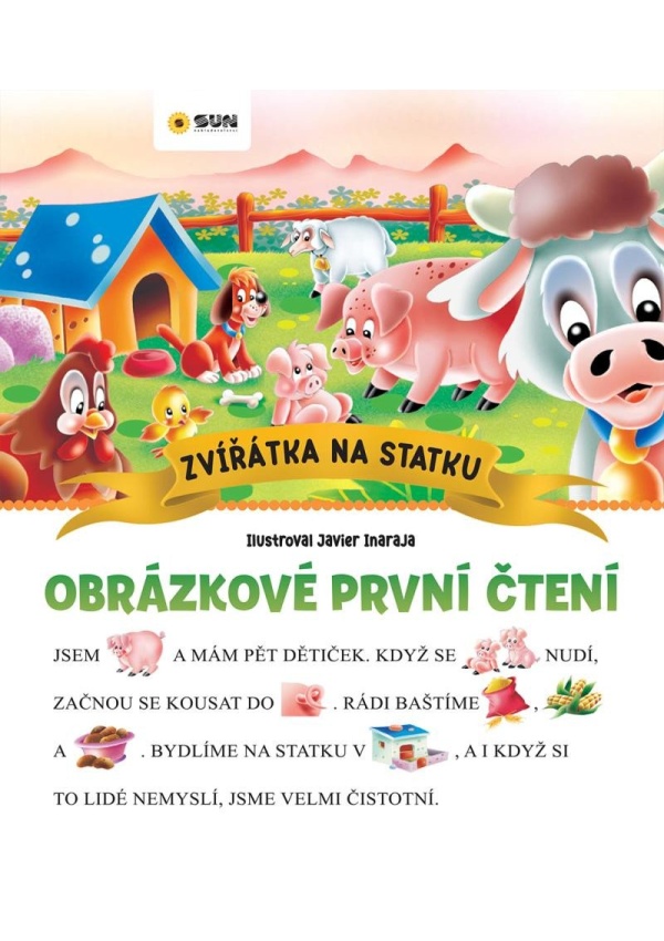 Zvířátka na statku - Obrázkové první čtení