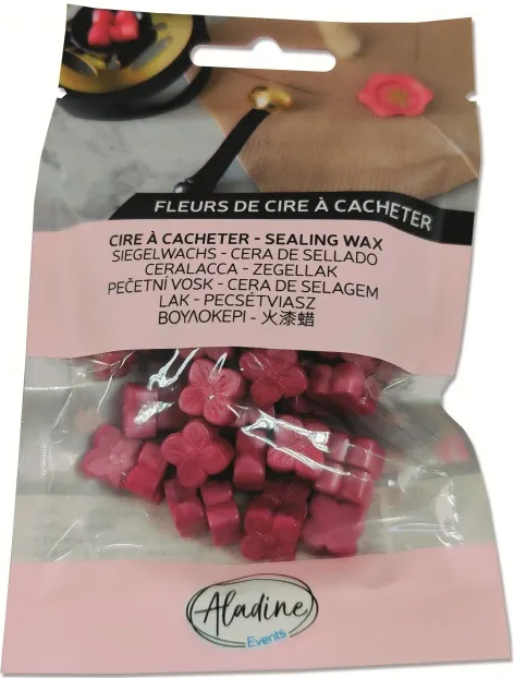 Levně Pečetní vosk granulovaný Aladine - framboise nacré, perleťový malinový