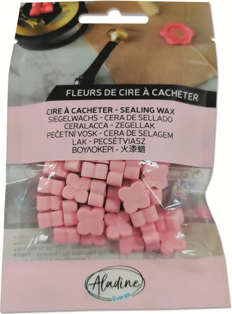 Levně Pečetní vosk granulovaný Aladine - rose clair, sv. růžový