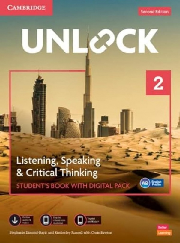 Unlock Level 2 Listening, Speaking and Critical Thinking Students Book with Digital Pack