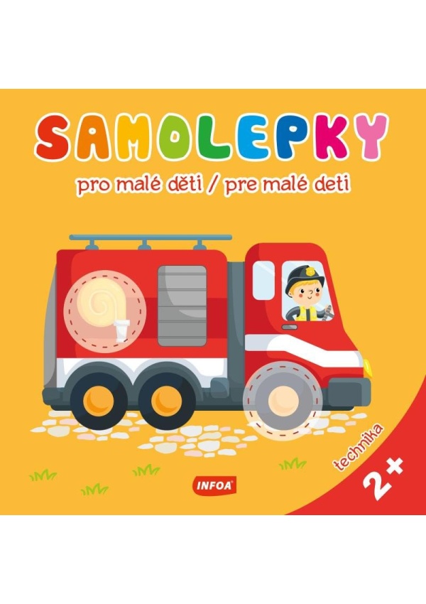 Levně Samolepky pro malé děti / Samolepky pre malé deti - Technika