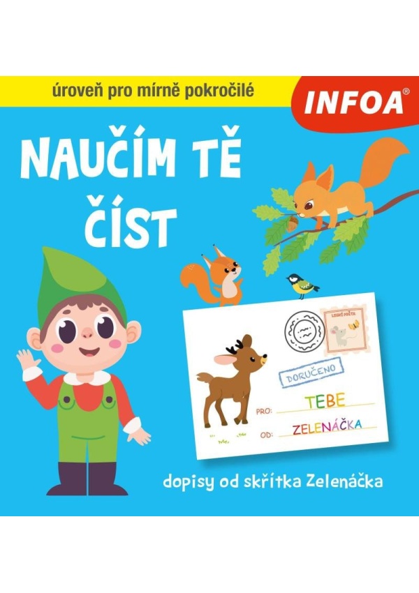 Levně Naučím tě číst - Dopisy od skřítka Zelenáčka