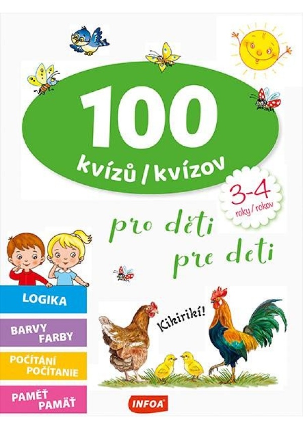 Levně 100 kvízů pro děti (3-4 roky) / 100 kvízov pre deti (3-4 rokov)