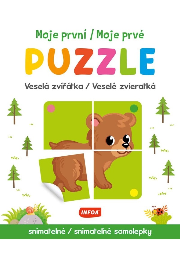 Levně Moje první puzzle - Veselá zvířátka / Moje prvé puzzle - Veselé zvieratká