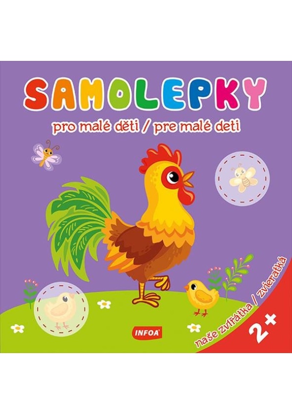 Samolepky pro malé děti / Samolepky pre malé deti - Naše zvířátka