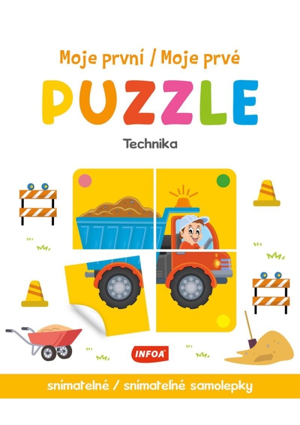 Levně Moje první puzzle - Technika / Moje prvé puzzle - Technika