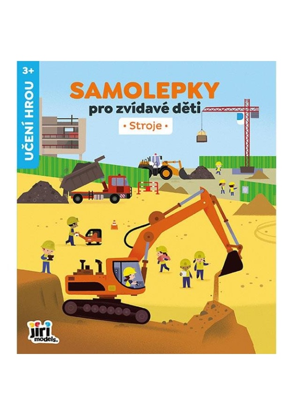 Levně Samolepky pro zvídavé děti Stroje
