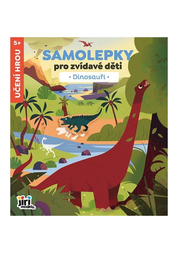 Levně Samolepky pro zvídavé děti Dinosauři