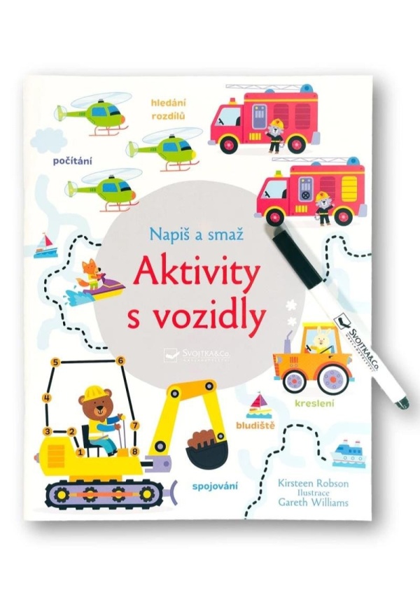 Levně Napiš a smaž - Aktivity s vozidly