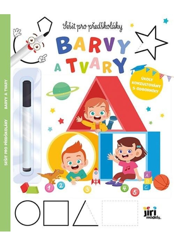 Sešit pro předškoláky Barvy a tvary