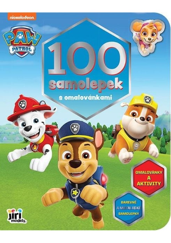 Levně Tlapková patrola - 100 samolepek s omalovánkami