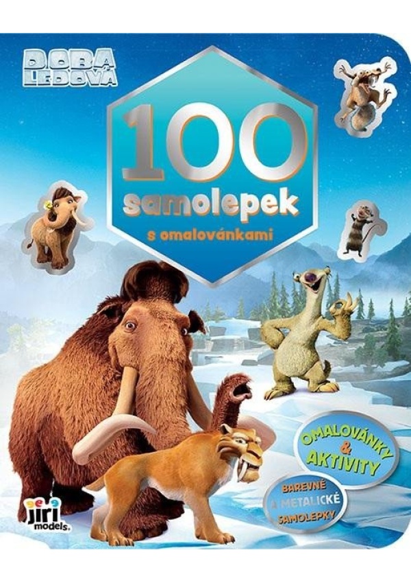 Levně Doba ledová - 100 samolepek s omalovánkami