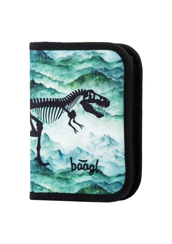 BAAGL Školní penál jednopatrový Dino