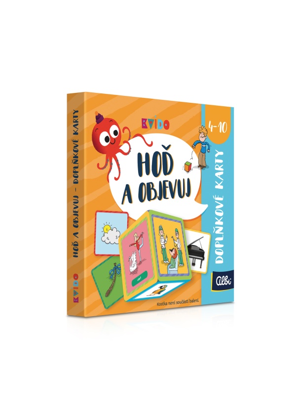 Levně Kvído - Hoď a objevuj - karty