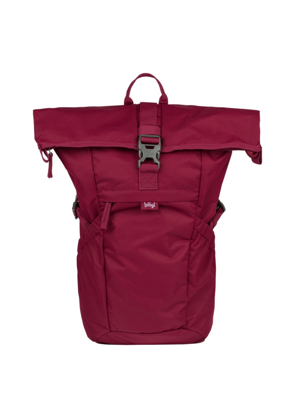 Levně BAAGL Batoh Roll Burgundy GRS