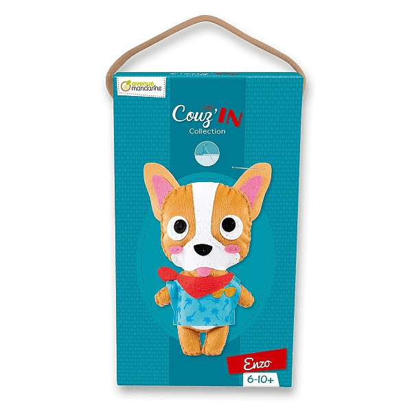Kreativní sada Avenue Mandarine Dětské šití pejsek Enzo