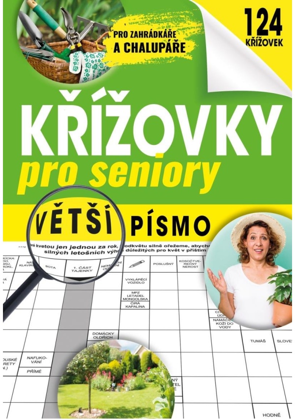 Křížovky pro seniory - Pro zahrádkáře a chalupáře