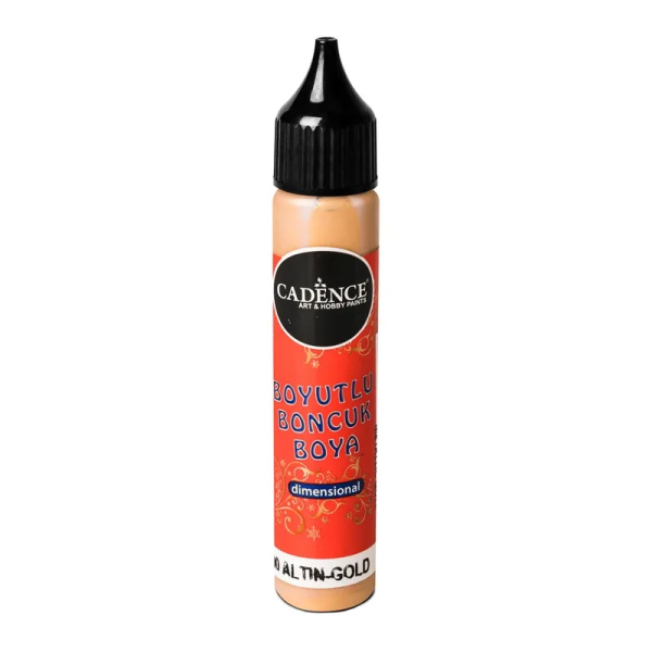 Levně Metalická kontura Cadence Dimensional Paint, 25 ml - gold, zlatá