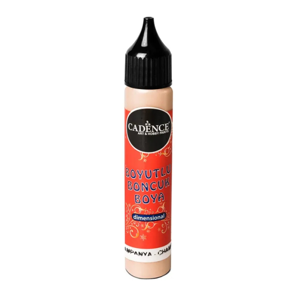 Levně Metalická kontura Cadence Dimensional Paint, 25 ml - champaigne, šampaňská