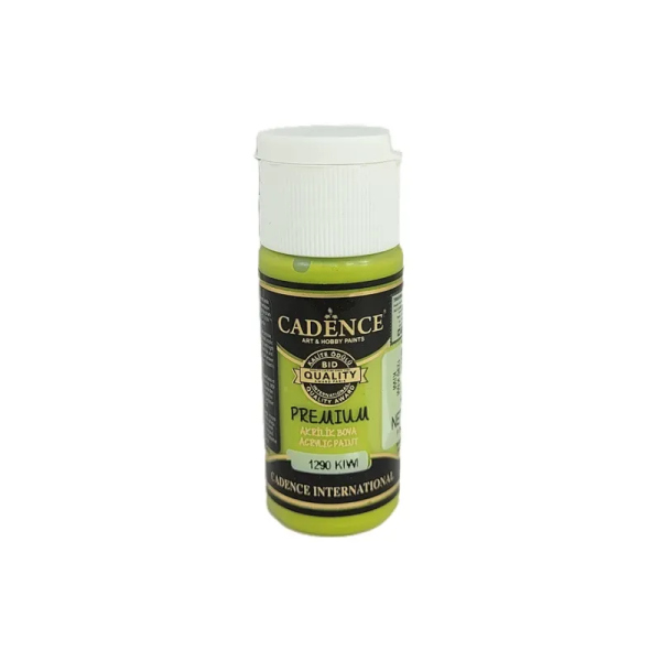 Levně Akrylová barva Cadence Premium, 25 ml - kiwi, sv. zelená