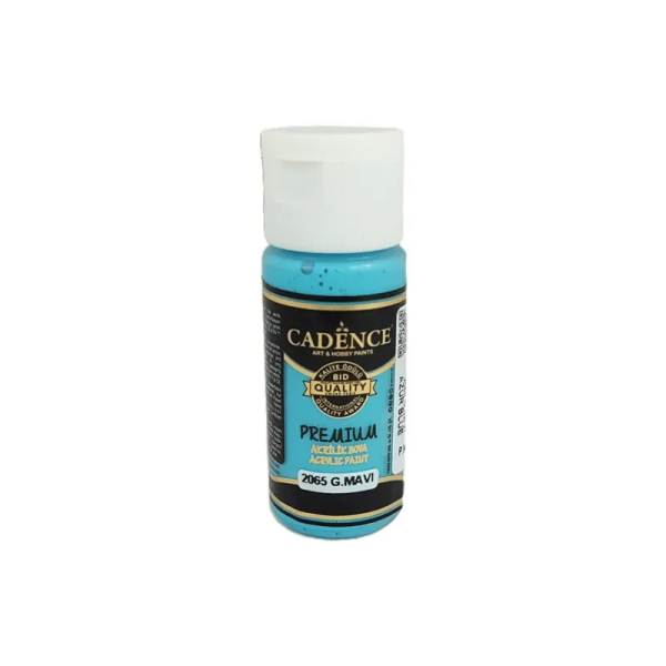 Levně Akrylová barva Cadence Premium, 25 ml - azure blue, azurová