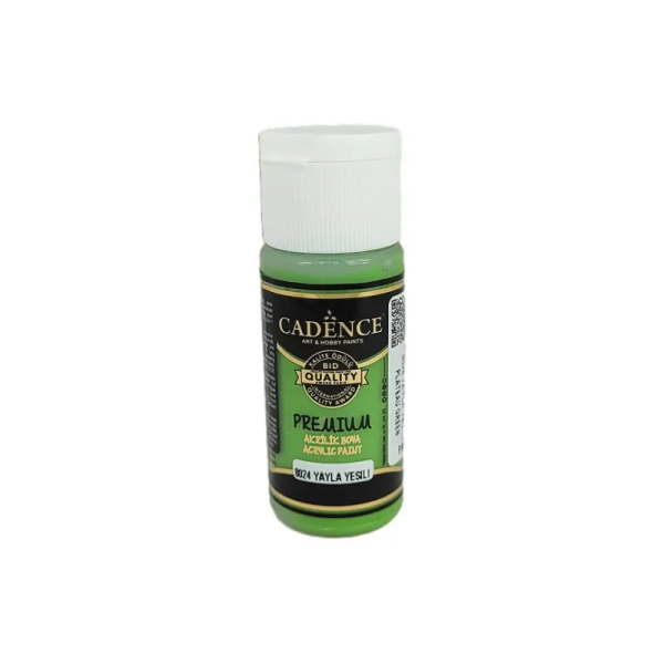Levně Akrylová barva Cadence Premium, 25 ml - plateau green, zelená