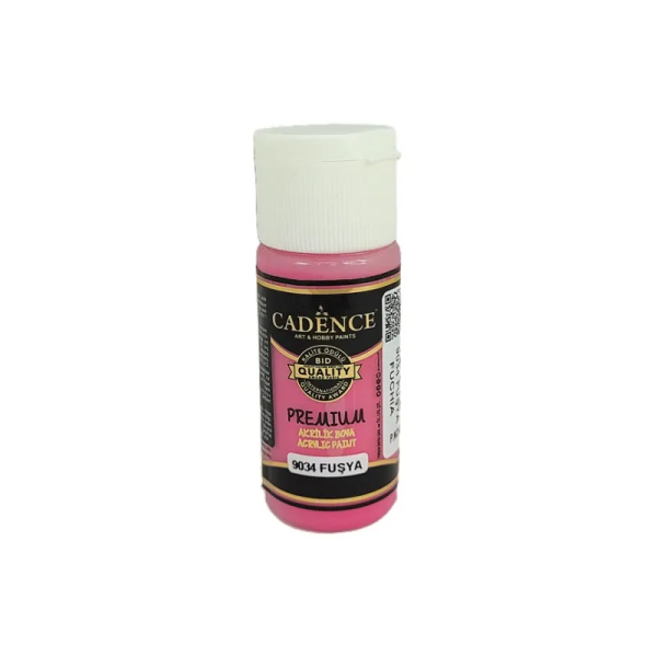 Levně Akrylová barva Cadence Premium, 25 ml - fuchsia, fuchsiová