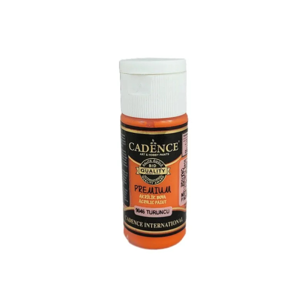 Levně Akrylová barva Cadence Premium, 25 ml - orange, oranžová