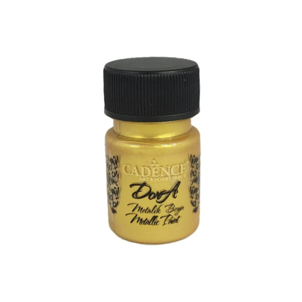 Metalická akrylová barva Cadence Dora Metallic, 30 ml - rich gold, zlatá