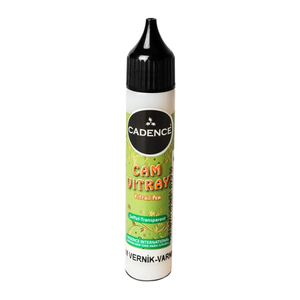 Levně Vitrážová kontura na sklo Cadence Vitrail Pen Paint, 25 ml - transparent, čirá