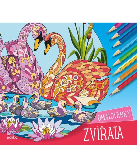 Levně Zvířata – omalovánky