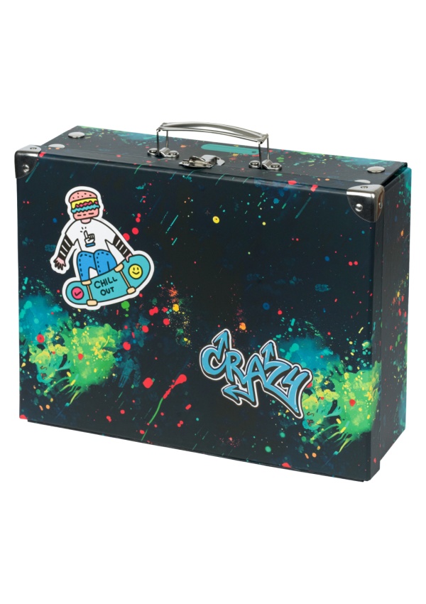 BAAGL Skládací školní kufřík Chill s kováním