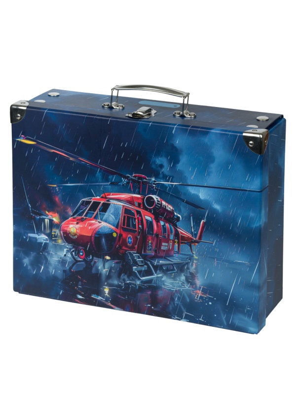 BAAGL Skládací školní kufřík Záchranáři s kováním