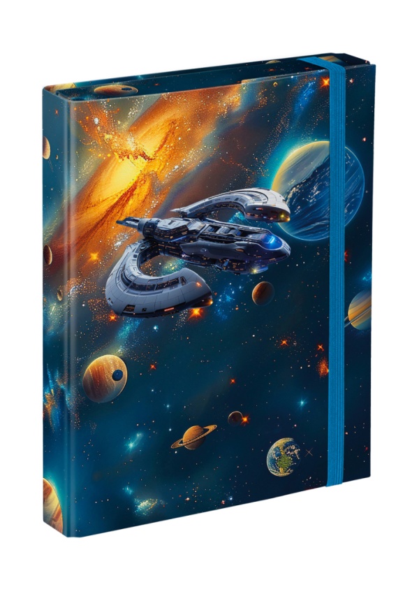 BAAGL Desky na školní sešity A5 Vesmír