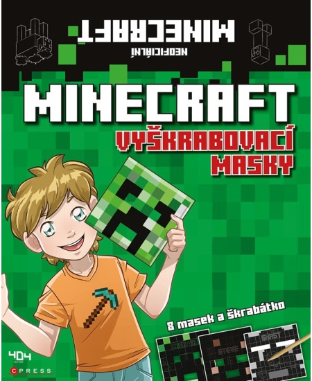 Vyškrabovací masky: Minecraft