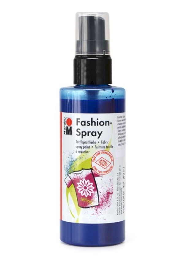 Fashion spray, barva na textil č.258, modrá ultramarin, 100 ml